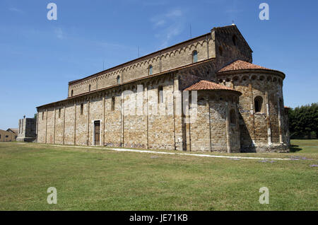 Italie, Toscane, Pise, église de pèlerinage, la basilique de San Piero a Grado, Banque D'Images