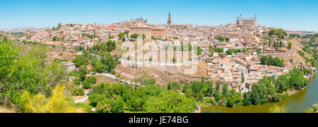 Vue panoramique de la vieille ville de Cuenca, Espagne Banque D'Images