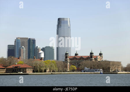 Les USA, l'Amérique, New York, Ellis Island, musée de l'immigration, Banque D'Images