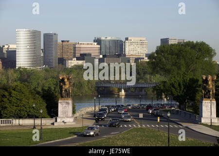 Les USA, l'Amérique, Washington D.C., Arlington Memorial Bridge, Banque D'Images