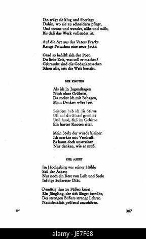 Page 305 du quatrième volume de Busch Werke, qui est une collection d'œuvres de Wilhelm Busch, dessinateur et illustrateur allemand. La collection comprend des dessins humoristiques et des poèmes, mettant en valeur l’influence de Busch sur la culture allemande et sur les positions Banque D'Images
