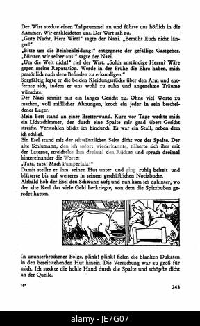 Ceci est une page du quatrième volume du 'Busch Werke', qui continue à explorer les diverses œuvres littéraires de Wilhelm Busch. La collection contribue à la compréhension de ses contributions uniques à la littérature allemande. Banque D'Images