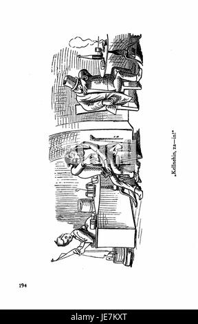 Un extrait du deuxième volume de 'Busch Werke', page 192, mettant en évidence un morceau important de littérature allemande, écrit par Wilhelm Busch, connu pour son humour satirique et ses illustrations. Banque D'Images