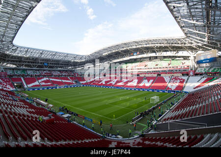 Kazan, Russie. 22 Juin, 2017. Photo de l'intérieur de la Kazan Arena Stadium prises à Kazan, Russie, 22 juin 2017. Photo : Marius Becker/dpa/Alamy Live News Banque D'Images