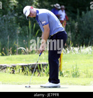 Munich, Bavière, Allemagne. 22 Juin, 2017. HENRY Scott (Ecosse). BMW International Open, Munich. 22 juin 2017, Credit : Wolfgang Fehrmann/ZUMA/Alamy Fil Live News Banque D'Images