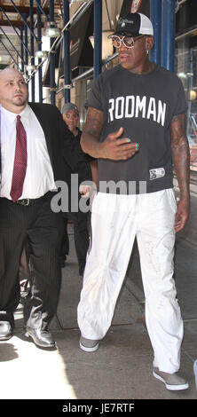 New York, NY, USA. 22 Juin, 2017. Dennis Rodman vu à New York le 22 juin 2017. Credit : Rw/media/Alamy Punch Live News Banque D'Images