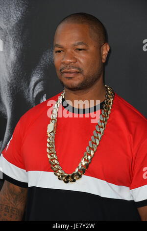 Los Angeles, USA. 22 Juin, 2017. LOS ANGELES, CA - 22 juin 2017 : Xzibit à la première pour la série documentaire HBO 'Le Defiant Ones' au Paramount Theatre. Los Angeles, USA Crédit : Sarah Stewart/Alamy Live News Banque D'Images