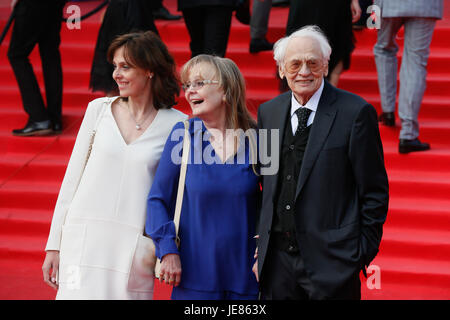 Moscou, Russie. 22 Juin, 2017. Les invités à la cérémonie d'ouverture de la 39e Festival International du Film de Moscou. Credit : Victor/Vytolskiy Alamy Live News Banque D'Images