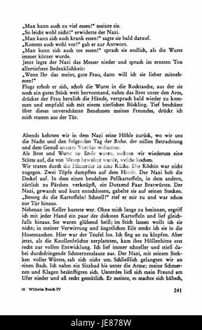 Page 239 du quatrième volume de Busch Werke, une œuvre d'art complète de Wilhelm Busch, mettant en vedette son humour caractéristique et sa satire. Cette page reflète la contribution de l’artiste à la culture visuelle du XIXe siècle. Banque D'Images