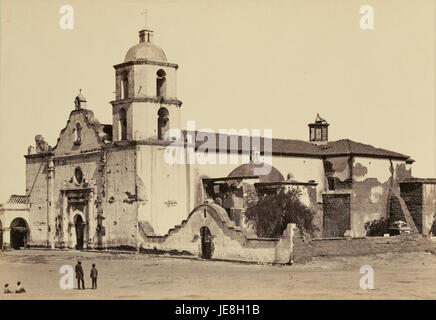 Carleton Watkins (American - (Mission, San Luis Rey de Francia) - Banque D'Images