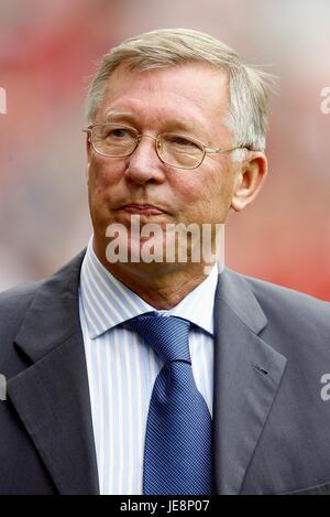 SIR ALEX FERGUSON, MANAGER DE MANCHESTER UNITED Old Trafford Manchester en Angleterre le 12 août 2006 Banque D'Images