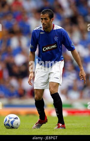 BRAHIM HEMDANI Glasgow Rangers FC STADE IBROX GLASGOW ECOSSE 05 Août 2006 Banque D'Images