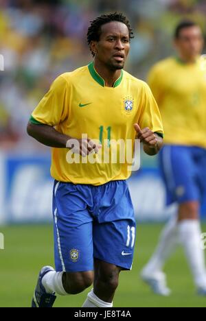 ZE ROBERTO BRÉSIL & BAYERN MUNICH STADE DE GENÈVE GENÈVE SUISSE 04 Juin 2006 Banque D'Images