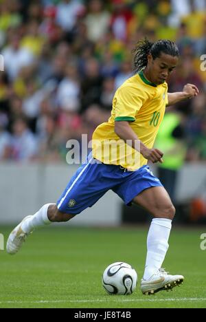 RONALDINHO BRÉSIL & FC BARCELONE STADE DE GENÈVE GENÈVE SUISSE 04 Juin 2006 Banque D'Images