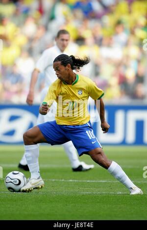 RONALDINHO BRÉSIL & FC BARCELONE STADE DE GENÈVE GENÈVE SUISSE 04 Juin 2006 Banque D'Images