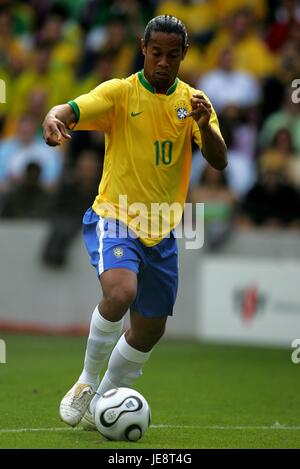 RONALDINHO BRÉSIL & FC BARCELONE STADE DE GENÈVE GENÈVE SUISSE 04 Juin 2006 Banque D'Images