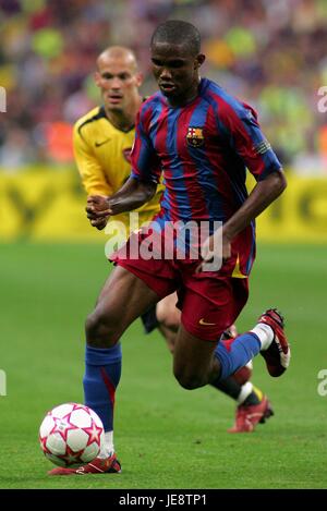 SAMUEL Eto'o, Fredrik Ljungberg FC BARCELONE STADE DE FRANCE PARIS FRANCE 17 Mai 2006 Banque D'Images