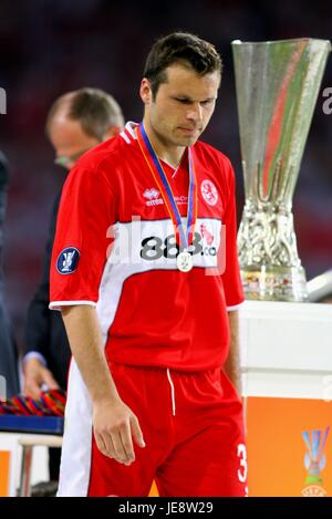 MARK VIDUKA V MIDDLESBROUGH FC Séville STADE PHILIPS EINDHOVEN Pays-bas 10 Mai 2006 Banque D'Images