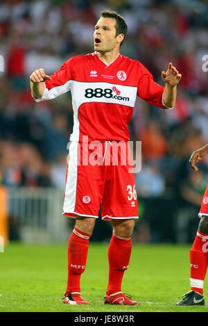 MARK VIDUKA V MIDDLESBROUGH FC Séville STADE PHILIPS EINDHOVEN Pays-bas 10 Mai 2006 Banque D'Images