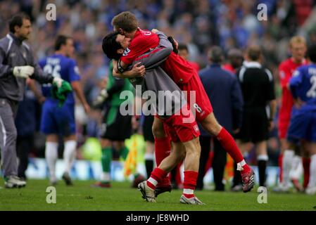 LUIS GARCIA , Steven Gerrard, CHELSEA V LIVERPOOL, CHELSEA V LIVERPOOL, 2006 Banque D'Images