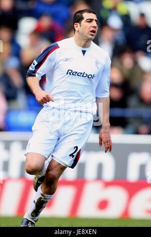 TAL BEN HAIM BOLTON WANDERERS FC STADE REEBOK BOLTON 18 Mars 2006 Banque D'Images