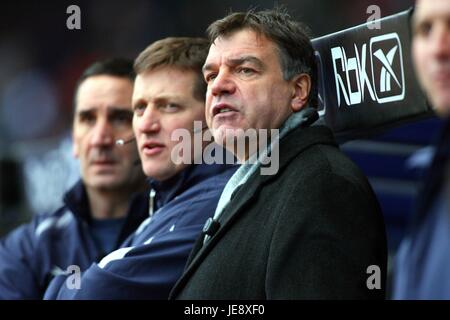 SAM ALLARDYCE BOLTON WANDERERS FC MANAGER STADE REEBOK BOLTON 18 Mars 2006 Banque D'Images