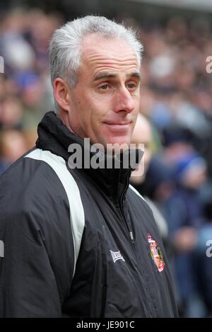 MICK MCCARTHY DE SUNDERLAND ST ANDREWS BIRMINGHAM ENGLAND 25 Février 2006 Banque D'Images