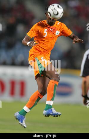 DIDIER ZOKORA CÔTE D'IVOIRE LE CAIRE Le Caire ÉGYPTE STADE 24 Janvier 2006 Banque D'Images