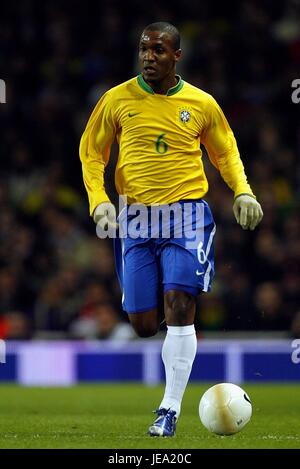 Brésil GILBERTO HERTHA BERLIN ET L'Emirates Stadium ARSENAL LONDON 06 Février 2007 Banque D'Images