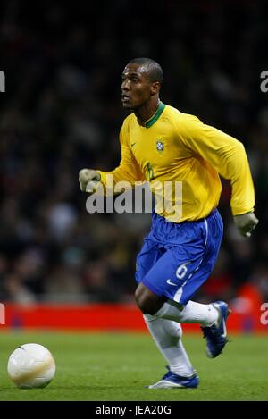 Brésil GILBERTO HERTHA BERLIN ET L'Emirates Stadium ARSENAL LONDON 06 Février 2007 Banque D'Images