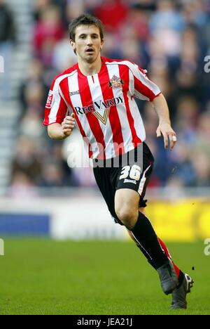 LIAM MILLER Sunderland FC STADE DE LA LUMIÈRE DE L'ANGLETERRE SUNDERLAND 17 Février 2007 Banque D'Images