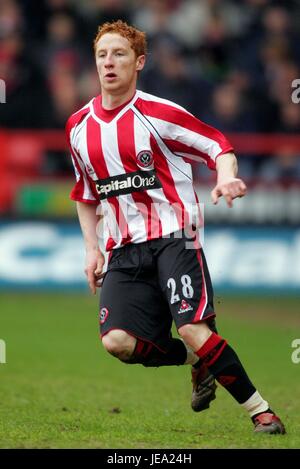 STEPHEN QUINN SHEFFIELD UNITED FC BRAMALL LANE SHEFFIELD ANGLETERRE 10 Février 2007 Banque D'Images