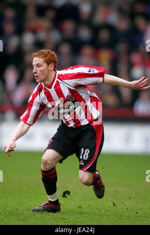 STEPHEN QUINN SHEFFIELD UNITED FC BRAMALL LANE SHEFFIELD ANGLETERRE 10 Février 2007 Banque D'Images