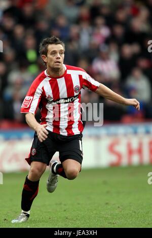 LEE HENDRIE SHEFFIELD UNITED FC BRAMALL LANE SHEFFIELD Angleterre 29 Décembre 2007 Banque D'Images