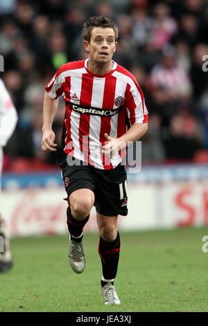 LEE HENDRIE SHEFFIELD UNITED FC BRAMALL LANE SHEFFIELD Angleterre 29 Décembre 2007 Banque D'Images