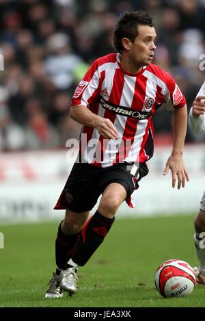 LEE HENDRIE SHEFFIELD UNITED FC BRAMALL LANE SHEFFIELD Angleterre 29 Décembre 2007 Banque D'Images