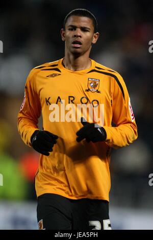 FRAIZER CAMPBELL Hull City FC Stade KC HULL Angleterre 01 Décembre 2007 Banque D'Images