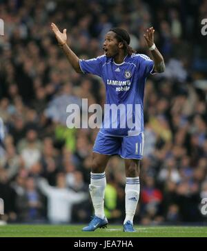 DIDIER DROGBA CHELSEA ( ) V MAN CITY (0). STAMFORD BRIDGE LONDRES Grande-bretagne 27 Octobre 2007 Banque D'Images