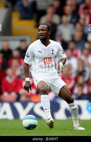 DIDIER ZOKORA Tottenham Hotspur FC ANFIELD LIVERPOOL ANGLETERRE 07 Octobre 2007 Banque D'Images