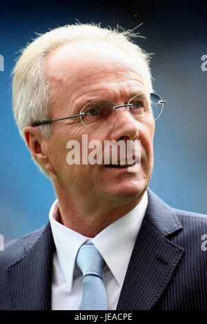 SVEN Goran Eriksson Manchester City FC MANAGER CITY OF MANCHESTER STADIUM Manchester en Angleterre le 19 août 2007 Banque D'Images