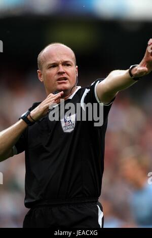 LEE MASON PREMIERSHIP ARBITRE CITY OF MANCHESTER STADIUM MANCHESTER EN ANGLETERRE 15 Août 2007 Banque D'Images