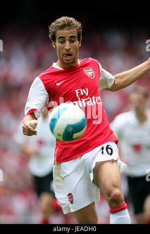 MATHIEU FLAMINI FC Arsenal Emirates Stadium, LONDON ANGLETERRE 12 Août 2007 Banque D'Images