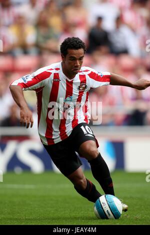 KIERAN RICHARDSON DE SUNDERLAND FC STADE DE LA LUMIÈRE SUNDERLAND ENGLAND 04 Août 2007 Banque D'Images