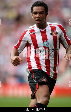 KIERAN RICHARDSON DE SUNDERLAND FC STADE DE LA LUMIÈRE SUNDERLAND ENGLAND 04 Août 2007 Banque D'Images