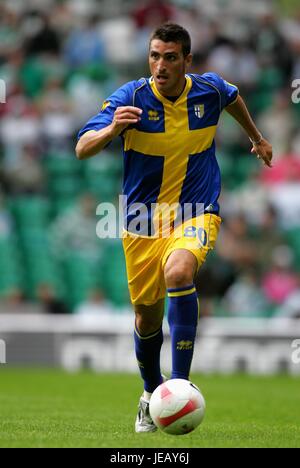 ANTONIO BOCCHETTI PARMA CELTIC PARK GLASGOW ECOSSE 29 Juillet 2007 Banque D'Images