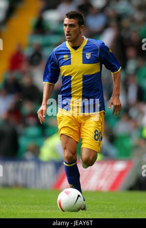 ANTONIO BOCCHETTI PARMA CELTIC PARK GLASGOW ECOSSE 29 Juillet 2007 Banque D'Images