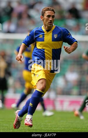 FRANCESCO PARRAVICINI PARMA CELTIC PARK GLASGOW ECOSSE 29 Juillet 2007 Banque D'Images