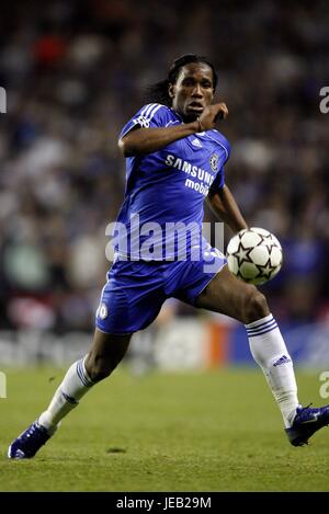 DIDIER DROGBA CHELSEA FC ANFIELD LIVERPOOL ANGLETERRE 01 Mai 2007 Banque D'Images