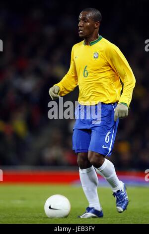 Brésil GILBERTO HERTHA BERLIN ET L'Emirates Stadium ARSENAL LONDON 06 Février 2007 Banque D'Images