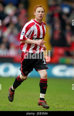 STEPHEN QUINN SHEFFIELD UNITED FC BRAMALL LANE SHEFFIELD ANGLETERRE 10 Février 2007 Banque D'Images